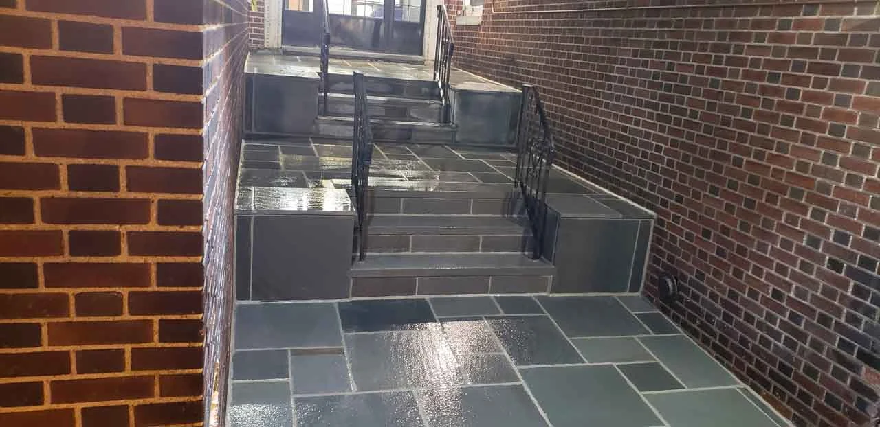 Bluestone entrance steps from AJT’s project gallery
