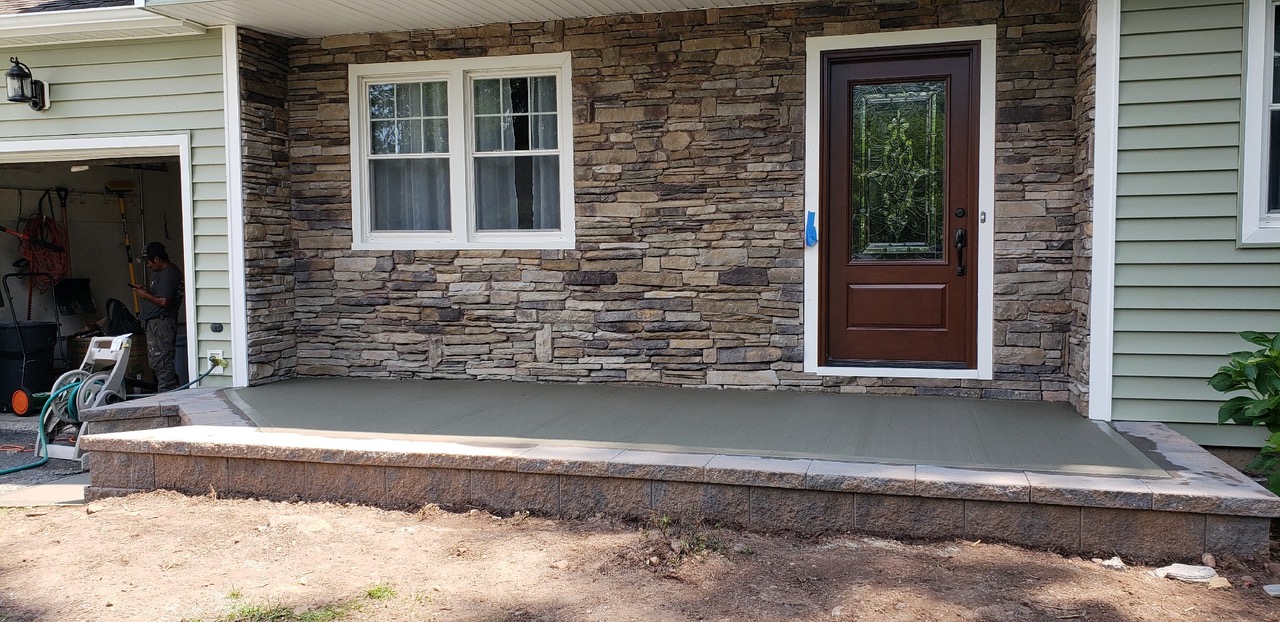 front stone